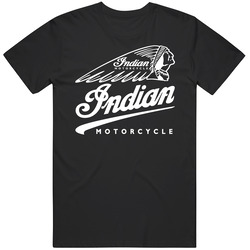 Indian 6 Hitam Unisex Cotton Tee Classic T Shirt