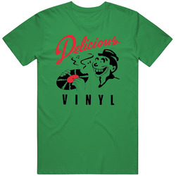Delicious Vinyl Mens Green Unisex Cotton Tee Classic T Shirt
