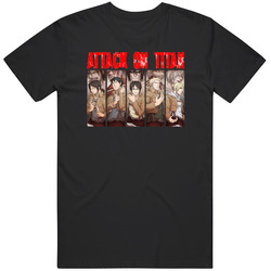 Attack On Titan Singeki No Kyojin Anime Japan T Shirt