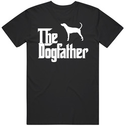 Plott Custom Dog Breed The Dogfather Black Unisex Cotton Tee Classic T Shirt