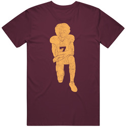 Knee Kap - Burgundy Tee Unisex Cotton Tee Classic T Shirt