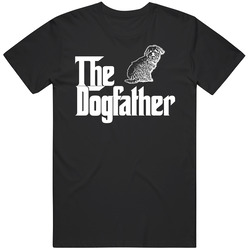 Maltese Custom Dog Breed The Dogfather Black Unisex Cotton Tee Classic T Shirt
