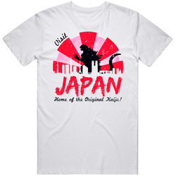 Visit japan t-shirt godzilla tee Unisex Cotton Tee Classic T Shirt