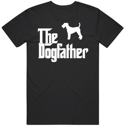 Welsh Terrier Custom Dog Breed The Dogfather Black Unisex Cotton Tee Classic T Shirt
