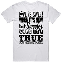 Aldub Love Is Sweeter  White T Shirt