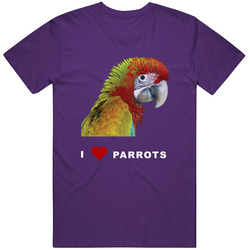 Parrot Purple T Shirt Parrot Purple T Shirt