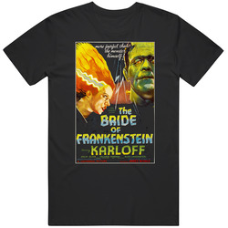Bride Of Frankenstein Unisex Cotton Tee Classic T Shirt