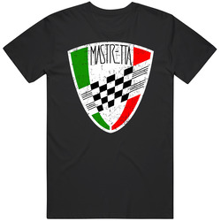Mastretta Automobile Car Truck Motorcycle Auto Parts Cool Distressed Style Brand Logo Emblem Unisex Cotton Tee Classic T Shirt