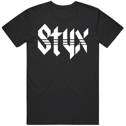 Styx 3 Logo Black Men Unisex Cotton Tee Classic T Shirt
