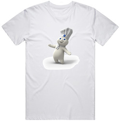 Doughboy, T-shirt, Pillsbury, Baker, Pastry, Chef, Dough, Mascot, Cute, Ad T Shirt