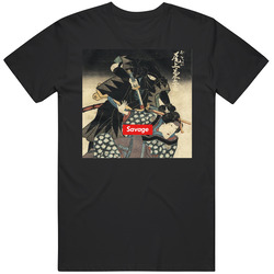 Savage Shinobi Black T Shirt
