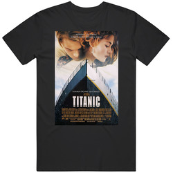 Titanic Best Retro Movie Poster Old School Vintage Antique Unique Gift Unisex Cotton Tee Classic T Shirt