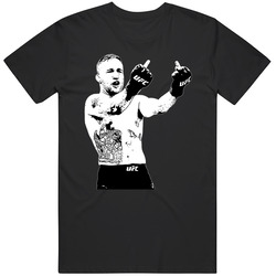 Justin Gaethje Flipping The Bird Mixed Martial Artist Fan T Unisex Cotton Tee Classic T Shirt