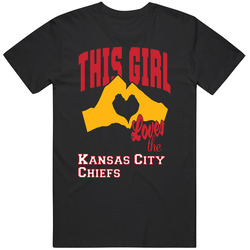 This Girl Loves The Kansas City Chiefs Womens Football T Shirt