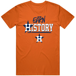 Houston Astros Play Off  Baseball Earn History World Series T Shirt