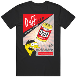 Duff Beer Simpsons Barney Funny Alcohol Spirits Booze Parody Unisex Cotton Tee Classic T Shirt