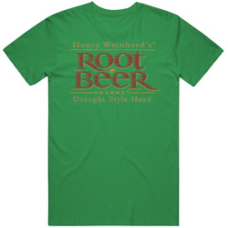 Henry Weinhard's Root Beer Lover Ale Lager St. Patrick's Day Unisex Cotton Tee Classic T Shirt