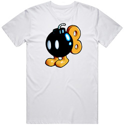 Super Mario Bros. - Bob-omb - White T Shirt