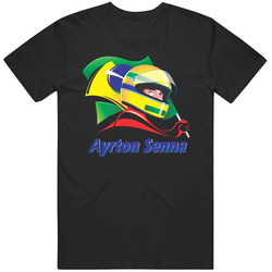 Ayrton Senna Unisex Cotton Tee Classic T Shirt