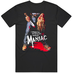 Maniac Unisex Cotton Tee Classic T Shirt