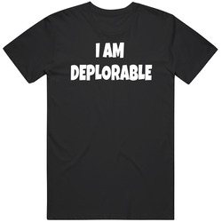 I Am Deplorable Unisex Cotton Tee Classic T Shirt