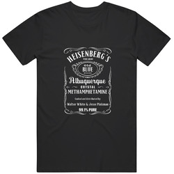Jack Daniel's Jd Inspired Funny Heisenberg Breaking Bad Inspired Parody Unisex Cotton Tee Classic T Shirt