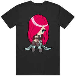 League Of Legends - Katarina Black T Shirt