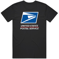 Usps Postal Hoodie #1 Hooded Sweatshirt Logo On Chest United States Service Navy T Shirt