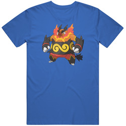 Emboar Pokemon Pig In Unisex Cotton Tee Classic T Shirt