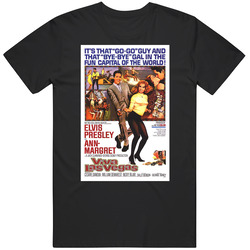 Elvis Presley Ann Margret 1964 Viva Las Vegas Cool Movie  Fan Unisex Cotton Tee Classic T Shirt