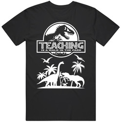 Teaching Walk Park 2 Hitam Unisex Cotton Tee Classic T Shirt