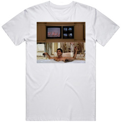Scarface Al Pacino Bath Tub Scene Gangster Classic T Shirt