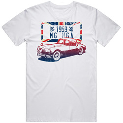 1959 Mg Mga Great Britian License Plate Muscle Car Unisex Cotton Tee Classic T Shirt