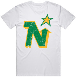 Minnesota North Stars Distressed 2 Unisex Cotton Tee Classic T Shirt