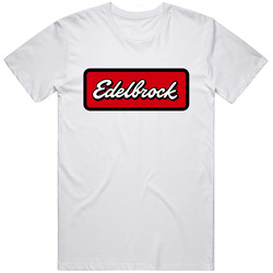 Edelbrock High Performance Automotive Intakes Logo Car T Shirt