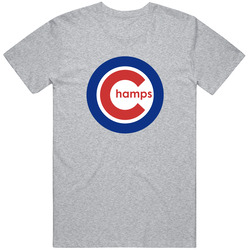 Cubs Logo Parody Champs World Series 2016 Unisex Cotton Tee Classic T Shirt