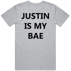 Justin Is My Bae Unisex Cotton Tee Classic T Shirt