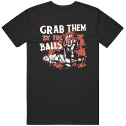 Grab Them By The Balls Funny Wilkins Buckeyes Football T Shirt