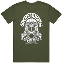 Teenage Mutant Ninja Turtles Tmnt Shredder's Gym Est. 1984 Get Shredded Funny Parody  Apparel T Shirt