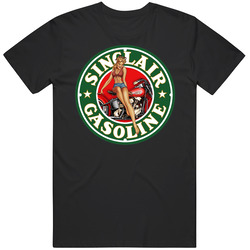 Sinclair Gasoline With Beautiful Girl New From Us Unisex Cotton Tee Classic T Shirt