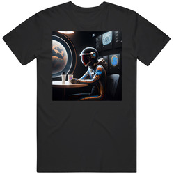 Space Coffee Unisex Cotton Tee Classic T Shirt