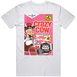 Crazy Cow Cereal Out Of Business Company T Shirt