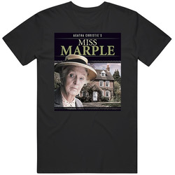 Miss Marple Retro 80s Popular Cop Detective Show Tv Fan T Shirt