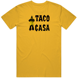 Taco Casa Fan Mexican Food Restaurant Logo Essential Cool Gift Unisex Cotton Tee Classic T Shirt