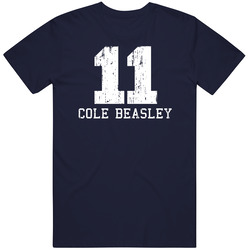 Cole Beasley No.11 Dallas Football Fan Worn Look Sports Unisex Cotton Tee Classic T Shirt