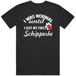 My First Schipperke Cool Funny Custom Breed Dog Lover Unisex Cotton Tee Classic T Shirt