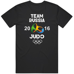 Russia Judo Team Rio 2016 Olympic Games Sport Unisex Cotton Tee Classic T Shirt