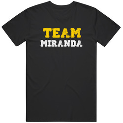 Team Miranda Sports Family Reunion Last Name Surname Unisex Cotton Tee Classic T Shirt