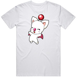 Final Fantasy - Moogle White Unisex Cotton Tee Classic T Shirt