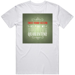 Truly Hard Seltzer Helping Survive Quarantine Christmas Gift Holiday Ornament Unisex Cotton Tee Classic T Shirt